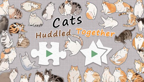 Download Cats Huddled Together 挤在一起的猫猫们