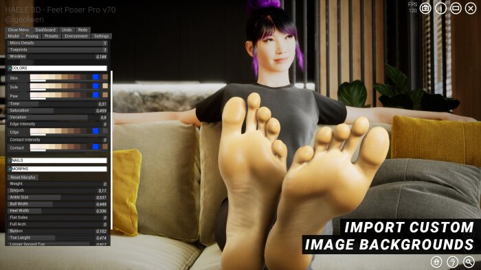 HAELE 3D - Feet Poser Pro Download Free