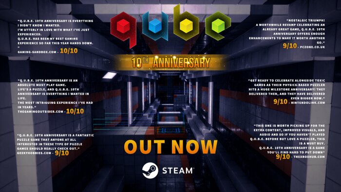 Q.U.B.E. 10th Anniversary Download Free