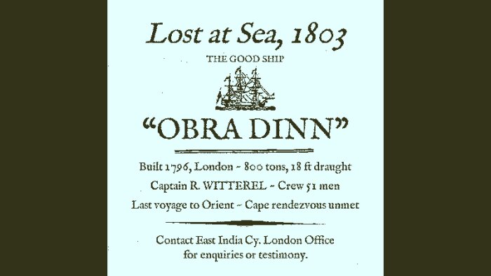 Return of the Obra Dinn Download Free