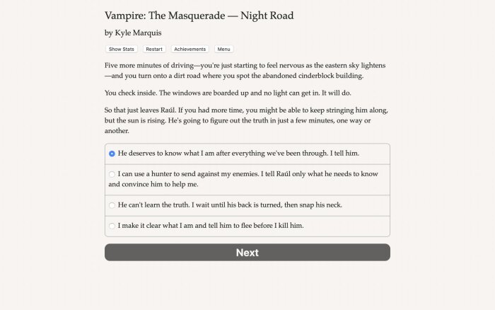 Vampire: The Masquerade — Night Road Free Download Torrent